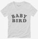 Baby Bird  Womens V-Neck Tee