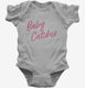 Baby Catcher Doula Midwife Birthing grey Infant Bodysuit
