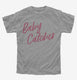Baby Catcher Doula Midwife Birthing grey Youth Tee