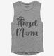 Baby Loss Grief Angel Mama  Womens Muscle Tank