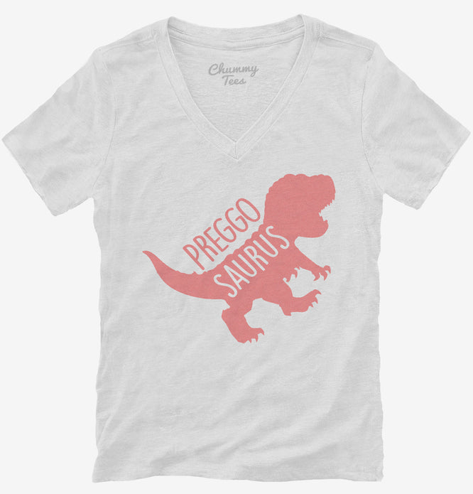 Baby Pregnancy Announcement Preggosaurus T-Shirt