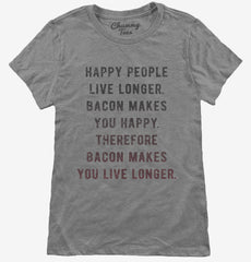Bacon Logic Womens T-Shirt