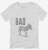 Bad Ass Funny Donkey Womens Vneck Shirt 666x695.jpg?v=1700483079