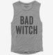 Bad Witch grey Womens Muscle Tank