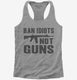 Ban Idiots Not Guns AR-15  Womens Racerback Tank