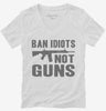 Ban Idiots Not Guns Ar-15 Womens Vneck Shirt 666x695.jpg?v=1700439730