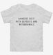 Bankers Do It With Deposits And Withdrawals white Toddler Tee