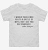 Battle Of Wits William Shakespeare Quote Toddler Shirt F566b52b-d1b8-44ef-89ea-fc8eb603587e 666x695.jpg?v=1700581140