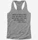 Battle Of Wits William Shakespeare Quote  Womens Racerback Tank