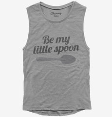 Be My Little Spoon Womens Muscle Tank