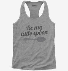 Be My Little Spoon Womens Racerback Tank