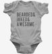 Bearded Inked and Awesome Tattoo  Infant Bodysuit
