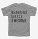 Bearded Inked and Awesome Tattoo  Youth Tee