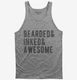 Bearded Inked and Awesome Tattoo  Tank