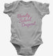 Beauty School Dropout grey Infant Bodysuit