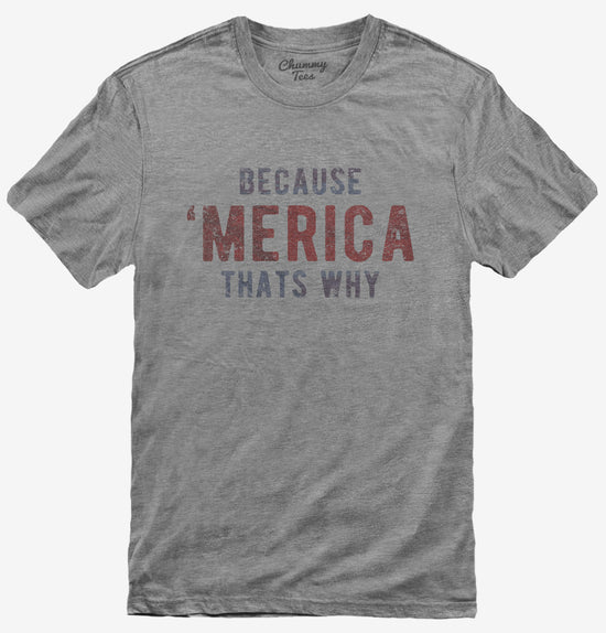Because Merica That's Why T-Shirt