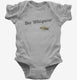 Bee Whisperer grey Infant Bodysuit