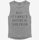 Beef It's Whats Rotting In Your Colon  Womens Muscle Tank