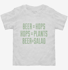 Beer Is Salad Toddler Shirt