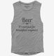 Beer It's Not Just For Breakfast Anymore  Womens Muscle Tank
