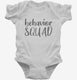 Behavior Squad Behavior Therapist white Infant Bodysuit