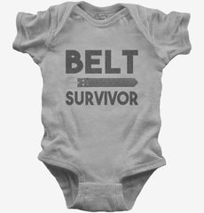 Belt Survivor Baby Bodysuit