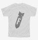 Beware F Bombs Funny white Youth Tee