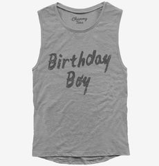 Birthday Boy Womens Muscle Tank