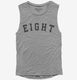 Birthday Number Eight grey Womens Muscle Tank