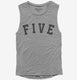Birthday Number Five  Womens Muscle Tank