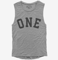 Birthday Number One Womens Muscle Tank