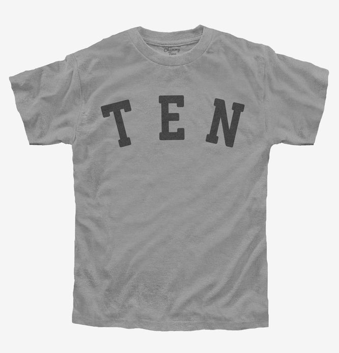 Birthday Number Ten T-Shirt