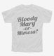 Bloody Mary Or Mimosa white Youth Tee