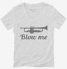 Blow Me Trumpet Womens Vneck Shirt 666x695.jpg?v=1700493470