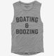 Boat and Booze Lake  Womens Muscle Tank
