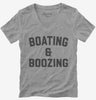Boat And Booze Lake Womens Vneck