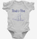 Boats and Hoes white Infant Bodysuit