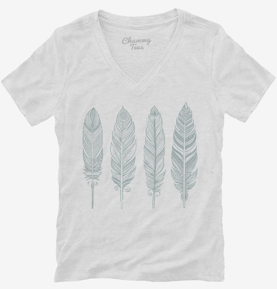 Boho Feather Tribal Feather T-Shirt