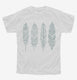 Boho Feather Tribal Feather  Youth Tee