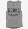 Books Your Best Defense Against Unwanted Conversation Womens Muscle Tank Top 666x695.jpg?v=1700654742