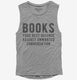 Books Your Best Defense Against Unwanted Conversation  Womens Muscle Tank