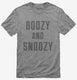 Boozy And Snoozy grey Mens