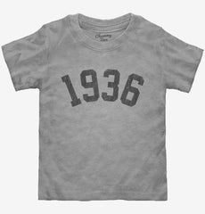 Born In 1936 Toddler Shirt