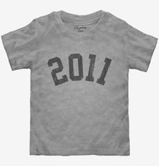 Born In 2011 Toddler Shirt