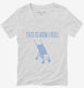 Boy Baby Stroller This Is How I Roll white Womens V-Neck Tee