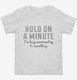 Busy Overreacting To Something Funny white Toddler Tee