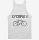 CYCOPATH Funny Cycling Road Bike Bicycle white Tank