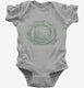 Cabbage Vegetarian Veggie grey Infant Bodysuit