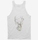 Camo Deer Antlers white Tank