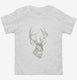 Camo Deer Antlers white Toddler Tee